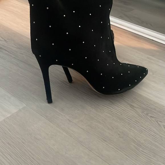 New Schutz Maryana Studded Suede Boots - Picture 4 of 4